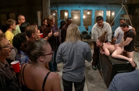 Public Disgrace performed by John Strong, Kennedy Adams Hot XXX